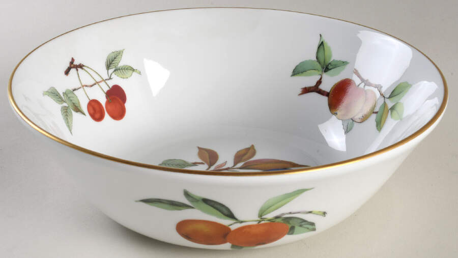 Evesham Gold 9" Salad Serving Bowl by Royal Worcester-1
