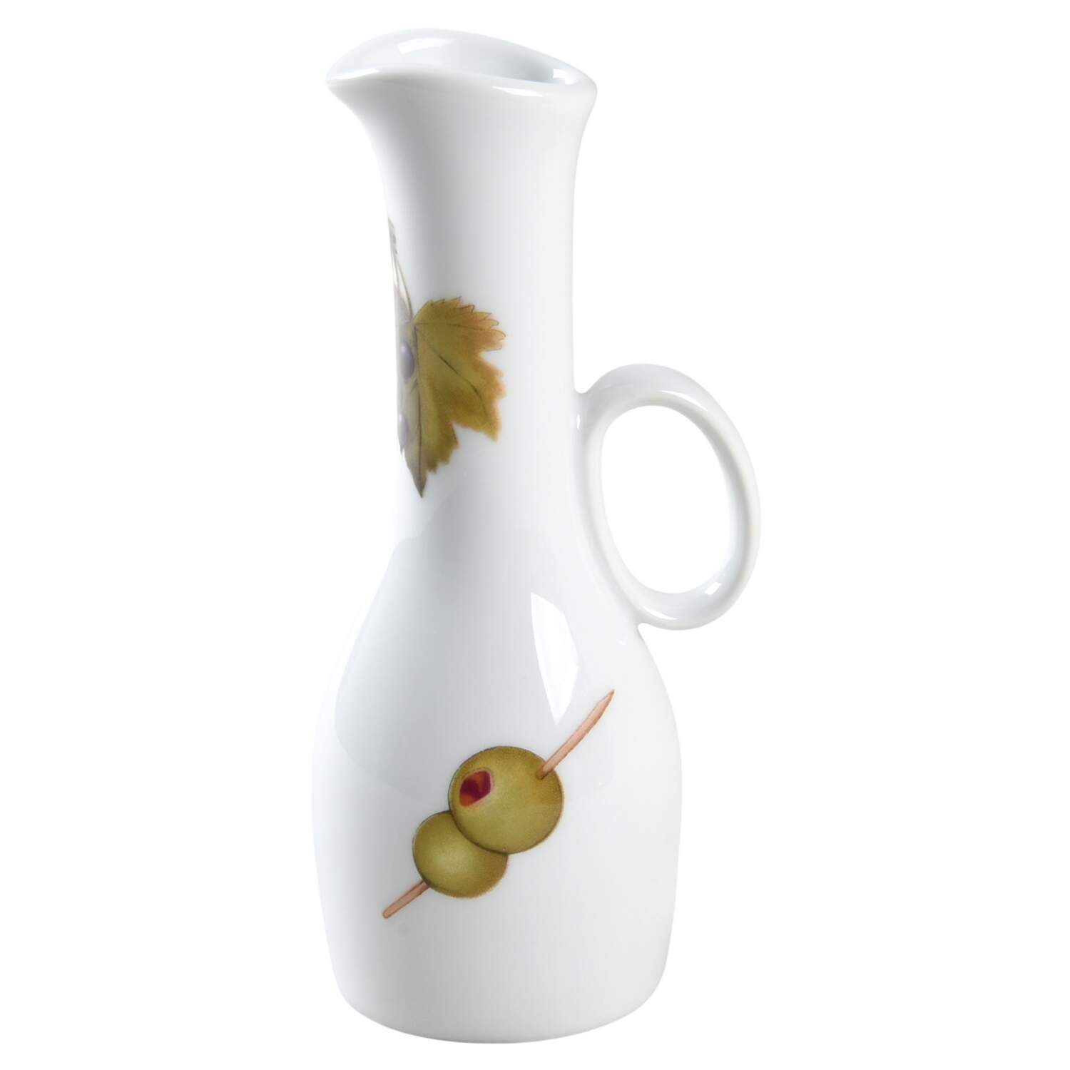 Evesham Gold Oil/Vinegar Cruet-No Wood Stopper by Royal Worcester-1