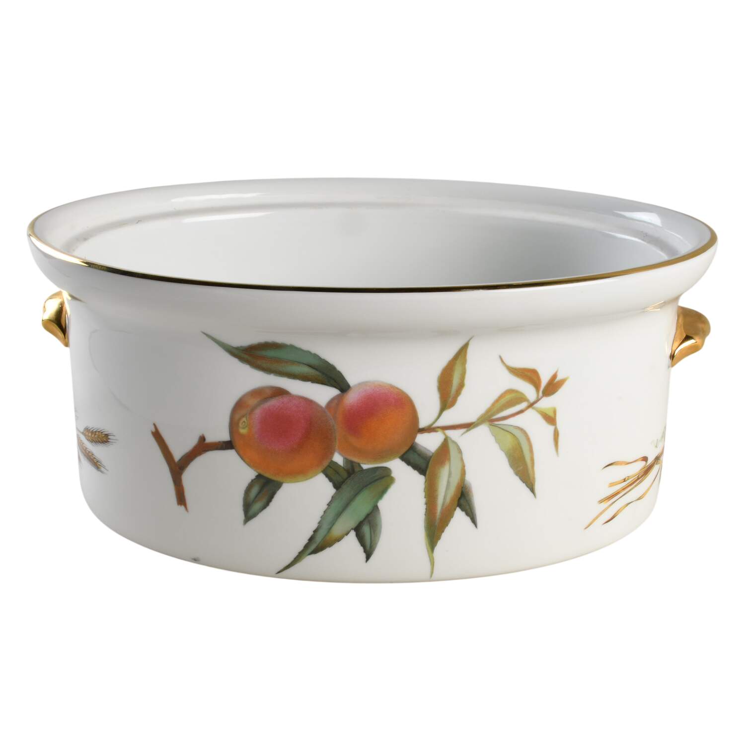 Evesham Gold 4 Qt Oval Casserole No Lid by Royal Worcester-1