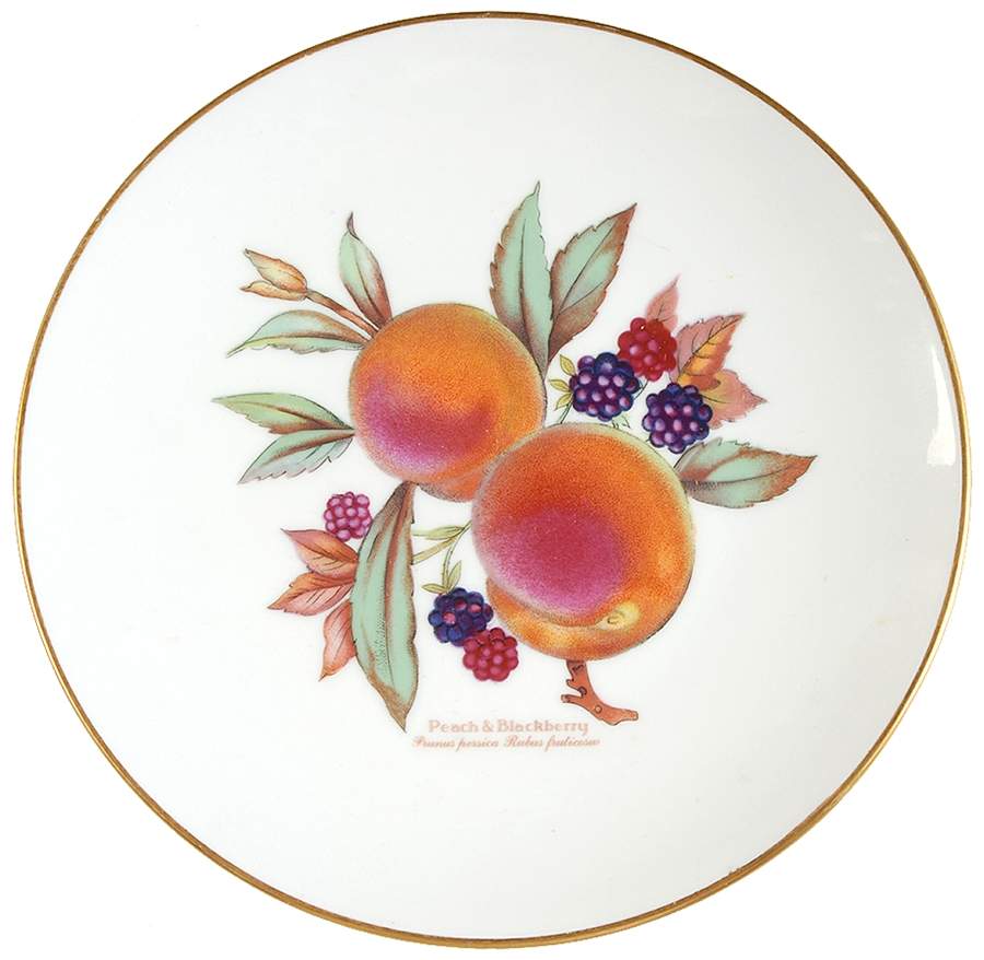 Evesham Gold Dessert/Pie Plate by Royal Worcester-1