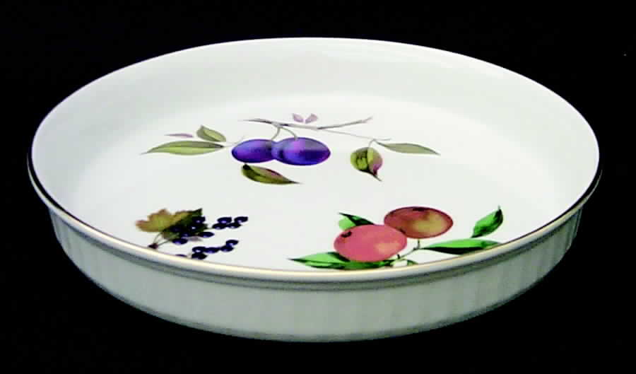 Evesham Gold Medium Flan by Royal Worcester-1