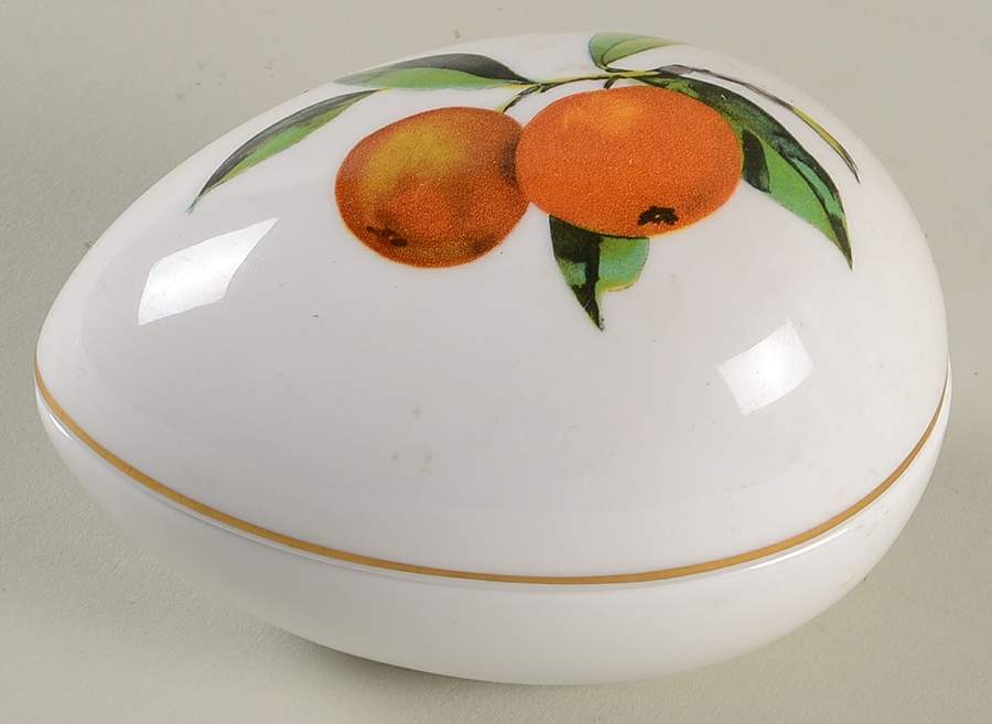 Evesham Gold Egg Box & Lid by Royal Worcester-1
