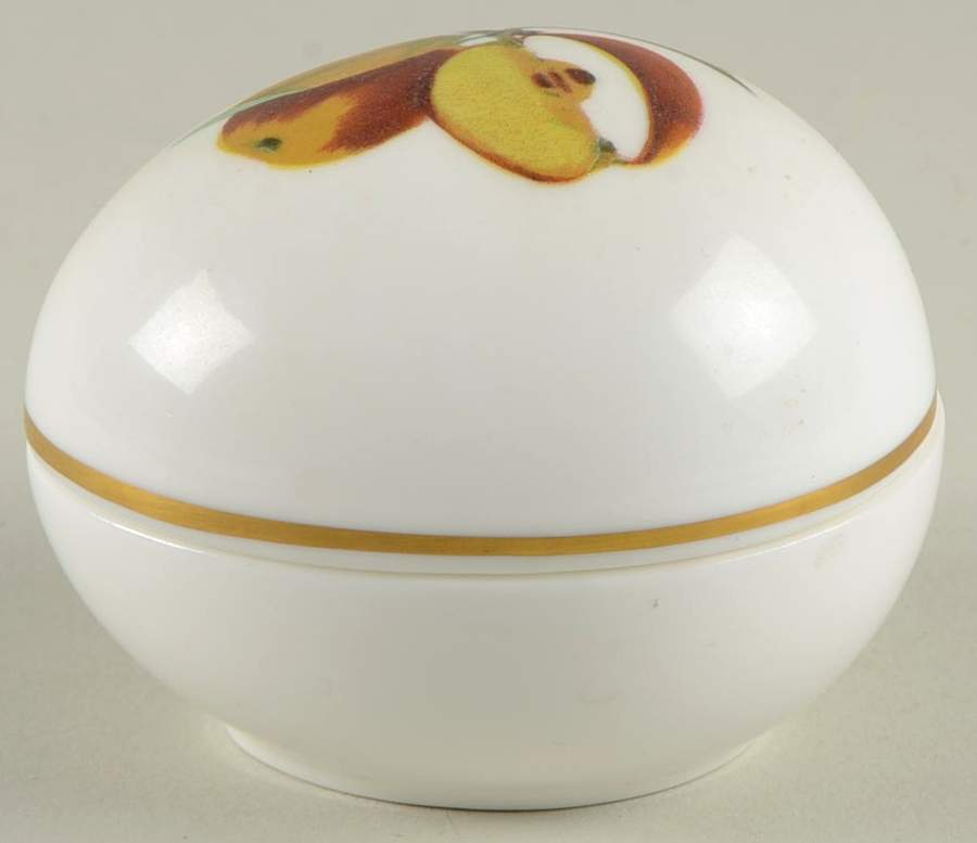 Evesham Gold Egg Box & Lid by Royal Worcester-1