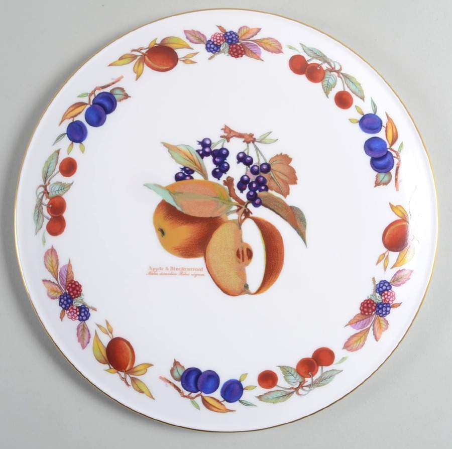 Evesham Gold Cake Plate by Royal Worcester-1