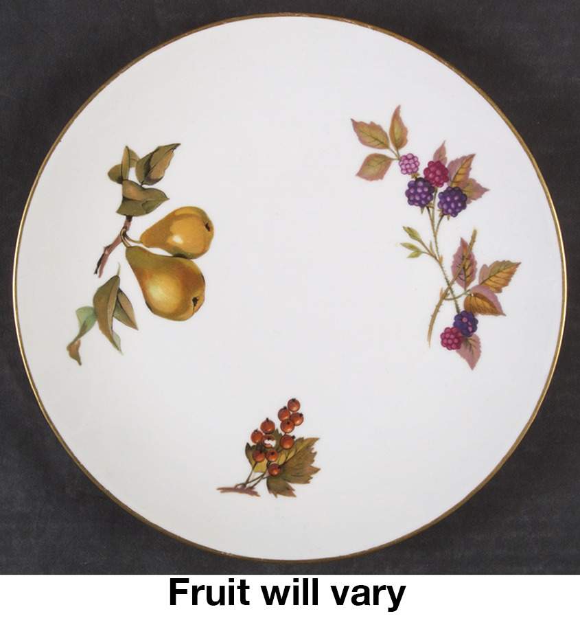 Evesham Gold Cake Plate by Royal Worcester-1
