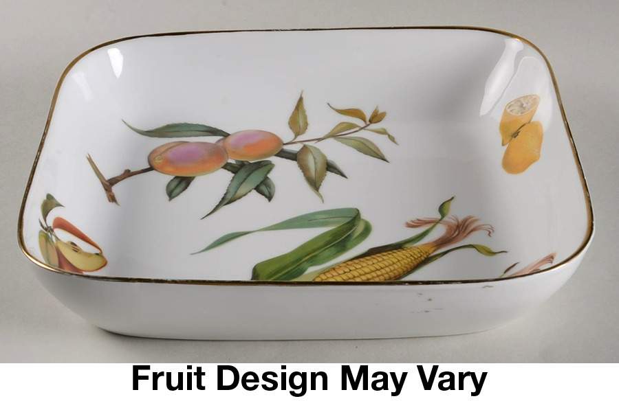 Evesham Gold Square Buffet Dish by Royal Worcester-1