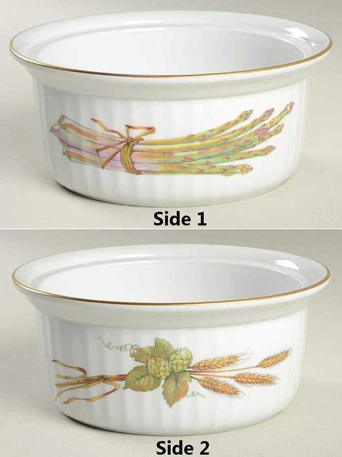 Evesham Gold 1.5 Quart Round Casserole No Lid by Royal Worcester-1