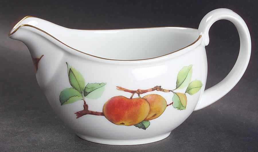 Evesham Gold Gravy Boat by Royal Worcester-1