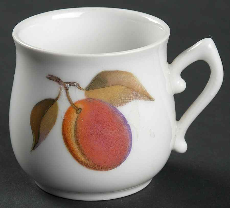 Evesham Gold 2 Pc Pot de Creme No Lid by Royal Worcester-1