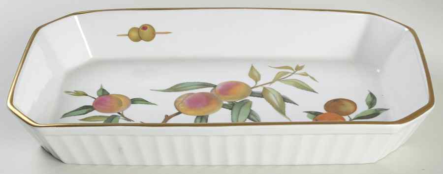 Evesham Gold 14" Rectangular Baker by Royal Worcester-1