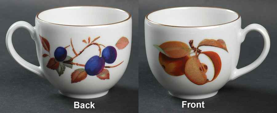 Evesham Gold Flat Cup by Royal Worcester-1