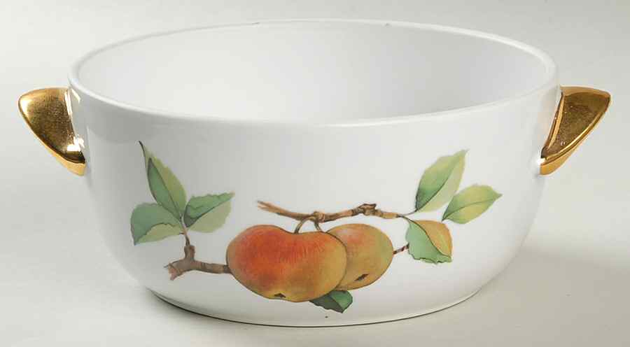 Evesham Gold 1.50 Pt Round Casserole No Lid by Royal Worcester-1