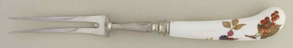 Evesham Gold Carving Fork with Stainless Prongs by Royal Worcester-1