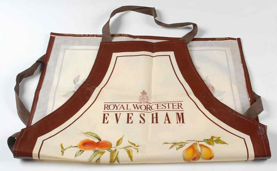 Evesham Gold Oil Cloth Kitchen Apron by Royal Worcester-1