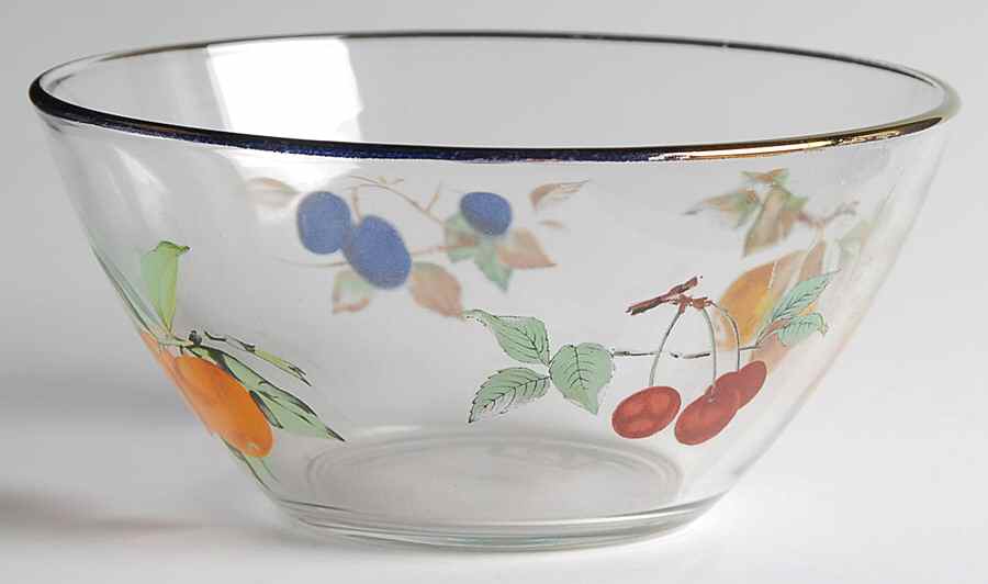 Evesham Gold Glassware Individual Salad Bowl by Royal Worcester-1
