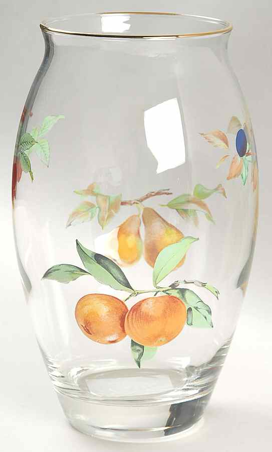 Evesham Gold 8" Glassware Vase by Royal Worcester-1