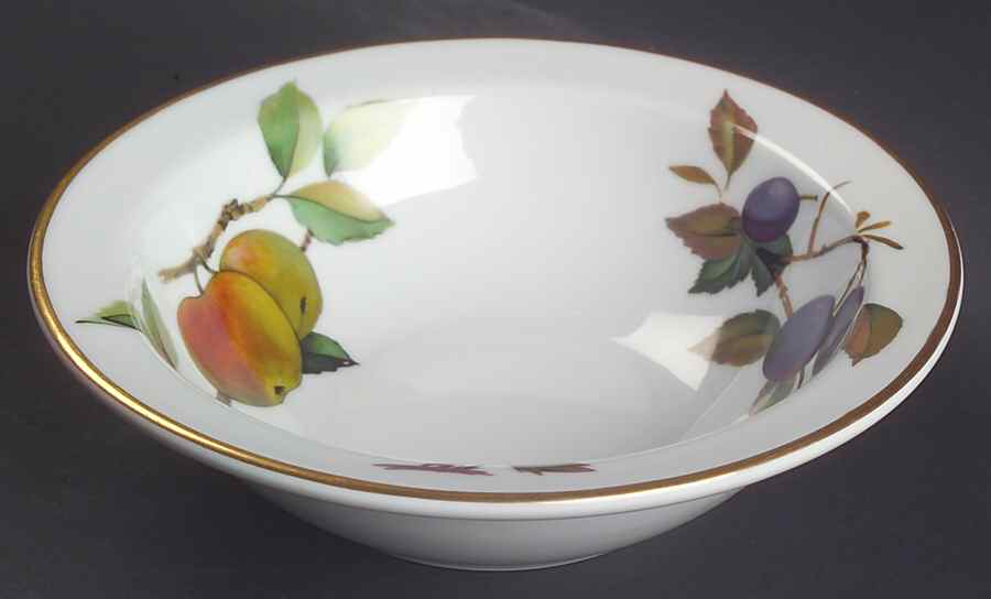 Evesham Gold Rim Cereal Bowl by Royal Worcester-1