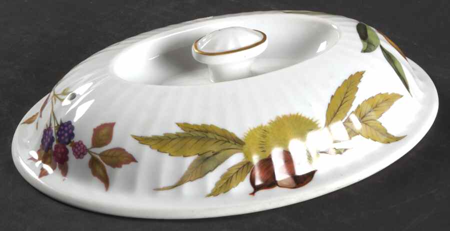 Evesham Gold Lid for 2.25 Quart Oval Covered Casserole by Royal Worcester-1