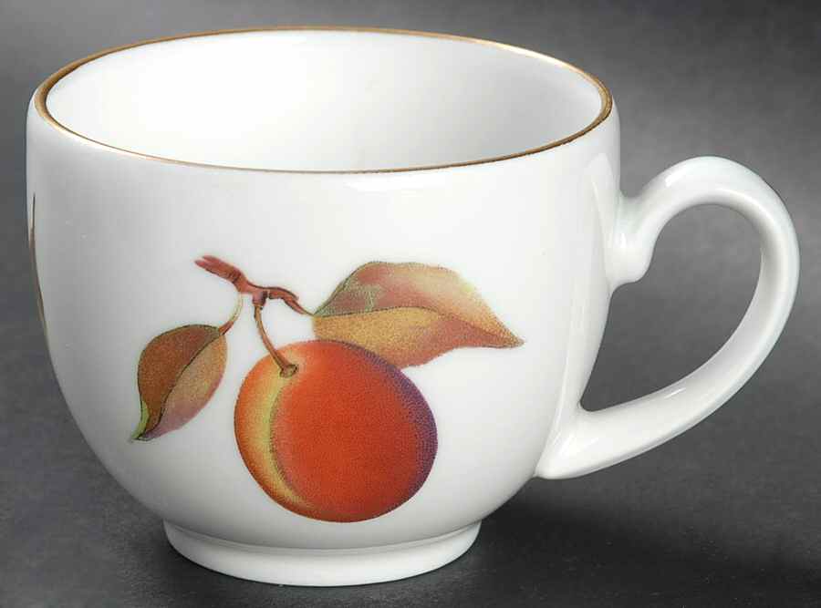 Evesham Gold Flat Demitasse Cup by Royal Worcester-1