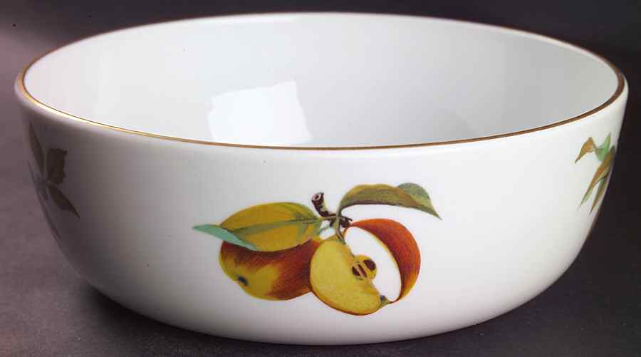 Evesham Gold 8" Large Fruit Bowl by Royal Worcester-1