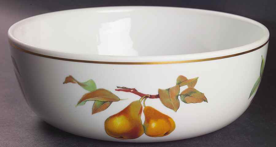 Evesham Gold 8" Large Fruit Bowl by Royal Worcester-1