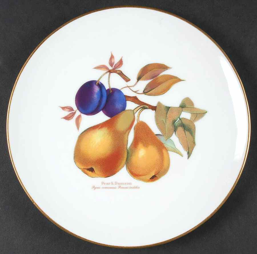 Evesham Gold Dessert/Pie Plate by Royal Worcester-1
