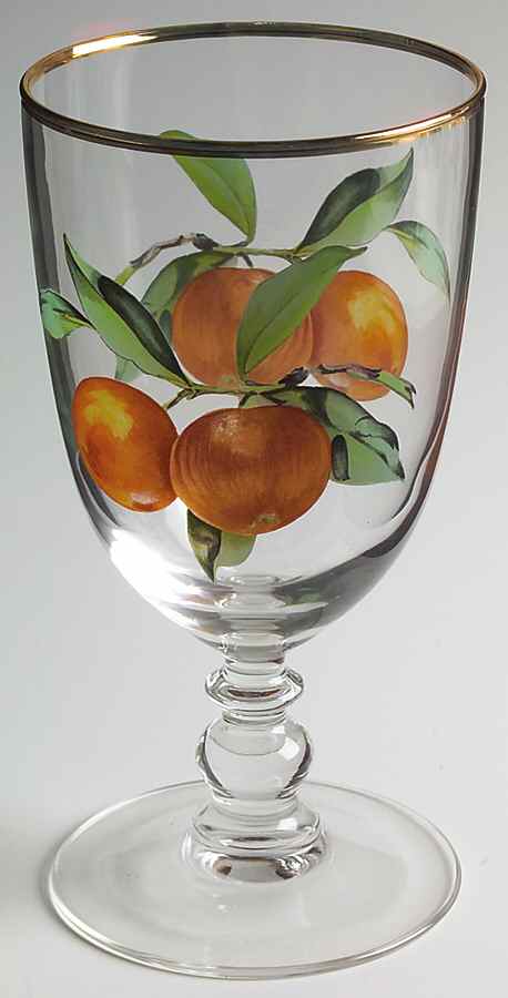 Evesham Gold 14 Oz Glassware Goblet by Royal Worcester-1