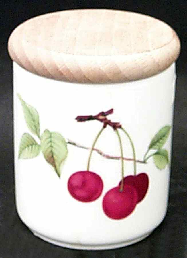 Evesham Gold Herb Jar & Lid by Royal Worcester-1