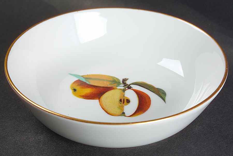 Evesham Gold Fruit/Dessert (Sauce) Bowl by Royal Worcester-1