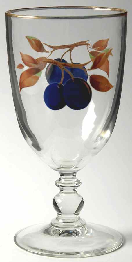 Evesham Gold 14 Oz Glassware Goblet by Royal Worcester-1