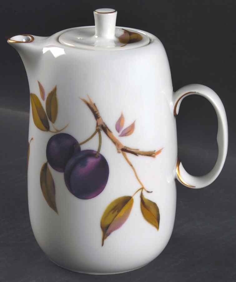 Evesham Gold Hot Water Jug & Lid by Royal Worcester-1