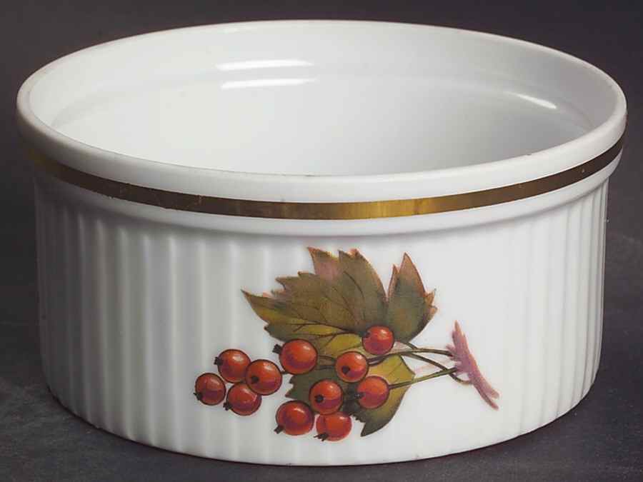 Evesham Gold Individual Souffle by Royal Worcester-1