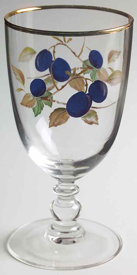 Evesham Gold 14 Oz Glassware Goblet by Royal Worcester-1