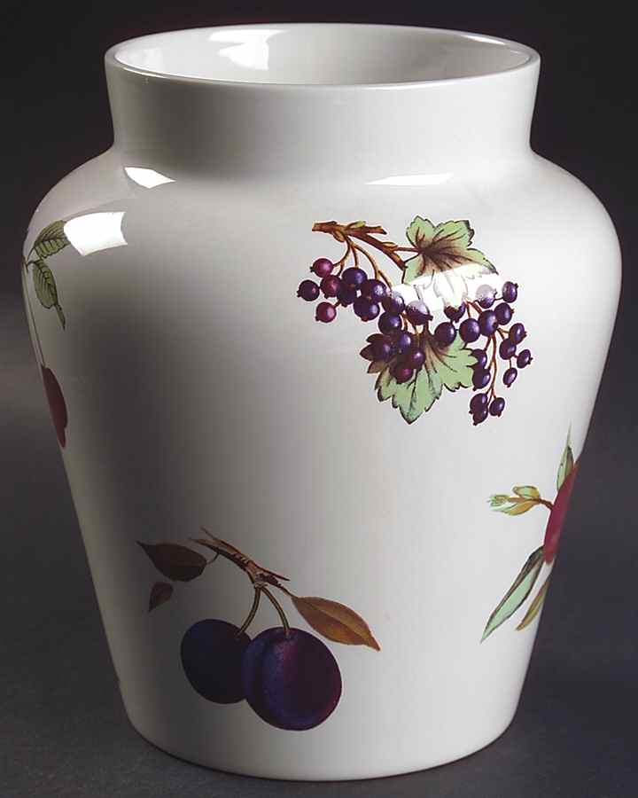 Evesham Gold Cookie Jar Lamp No Hardware or Cord by Royal Worcester-1