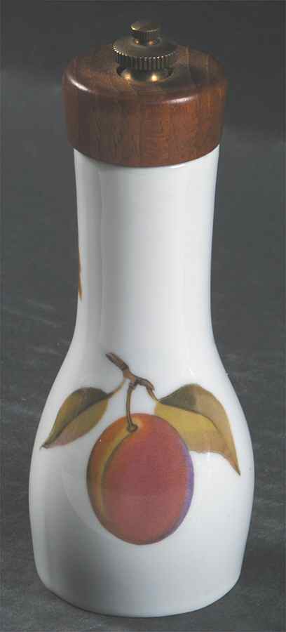Evesham Gold Pepper Mill for Mill Set by Royal Worcester-1