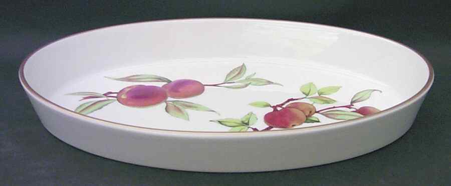 Evesham Gold 14" Oval Baker by Royal Worcester-1