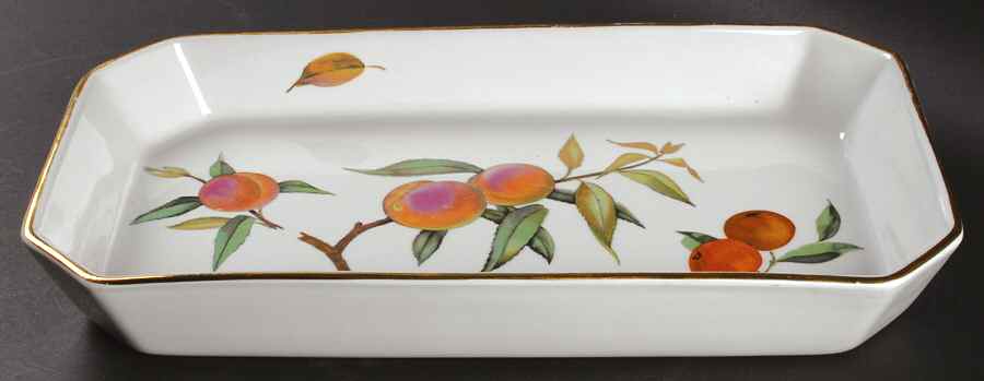 Evesham Gold 14" Rectangular Baker by Royal Worcester-1