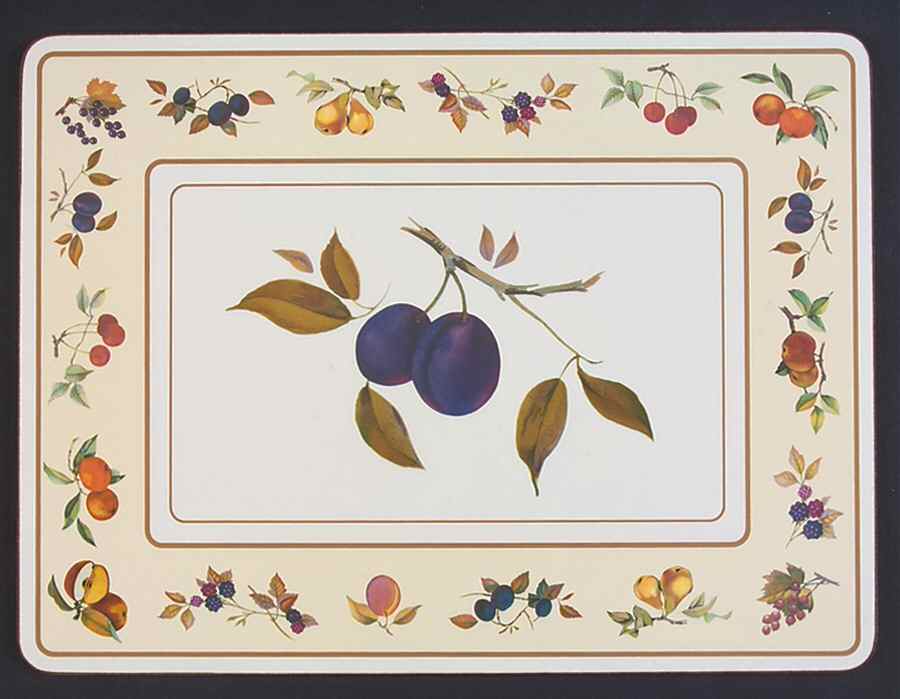 Evesham Gold Corkboard Placemat by Royal Worcester-1