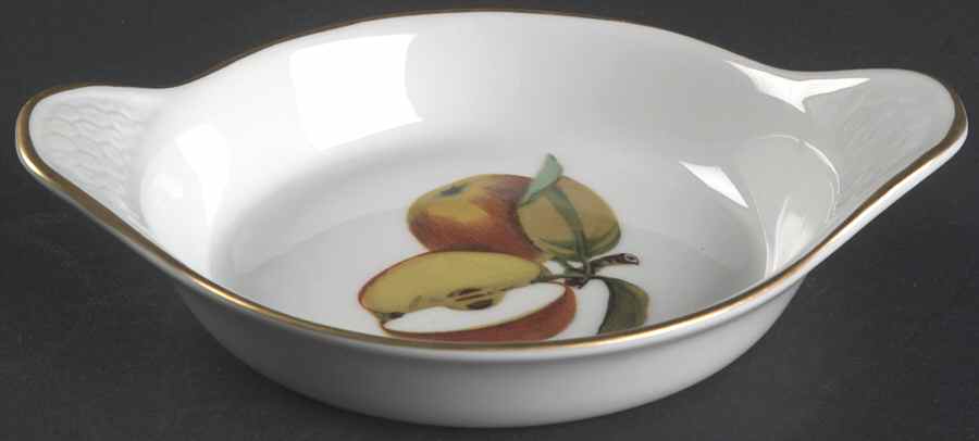 Evesham Gold 5" Eared Round Egg Dish by Royal Worcester-1