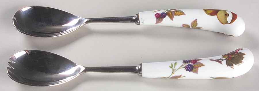 Evesham Gold (2 Piece) Salad Set with Stainless Bowl by Royal Worcester-1
