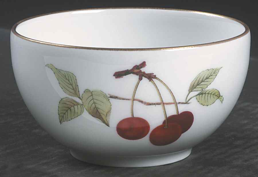 Evesham Gold Open Sugar Bowl by Royal Worcester-1