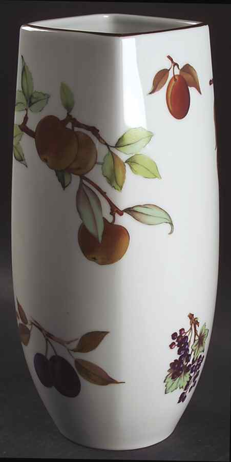 Evesham Gold 12" Square Vase by Royal Worcester-1