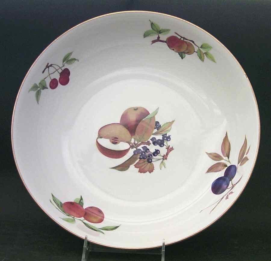 Evesham Gold 12" Pasta Serving Bowl by Royal Worcester-1