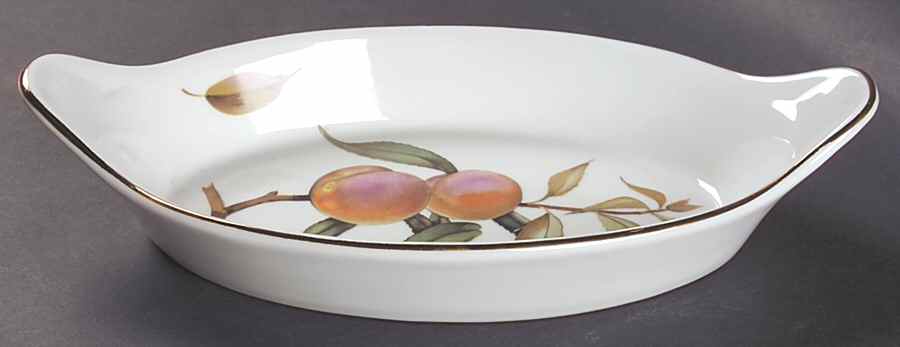 Evesham Gold 11" Augratin by Royal Worcester-1
