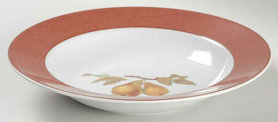 Evesham Gold Large Rim Accent Soup Bowl by Royal Worcester-1