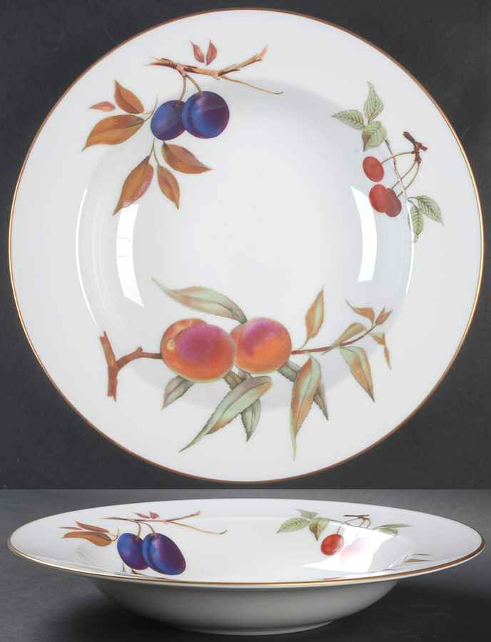 Evesham Gold 10" Individual Pasta Bowl by Royal Worcester-1