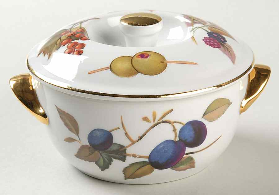 Evesham Gold Individual Casserole & Lid by Royal Worcester-1