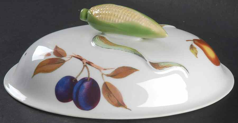 Evesham Gold Lid for 2 Quart Oval Covered Casserole by Royal Worcester-1