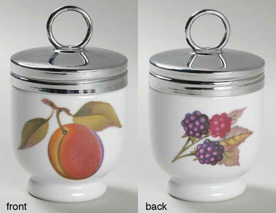 Evesham Gold Egg Coddler & Lid by Royal Worcester-1