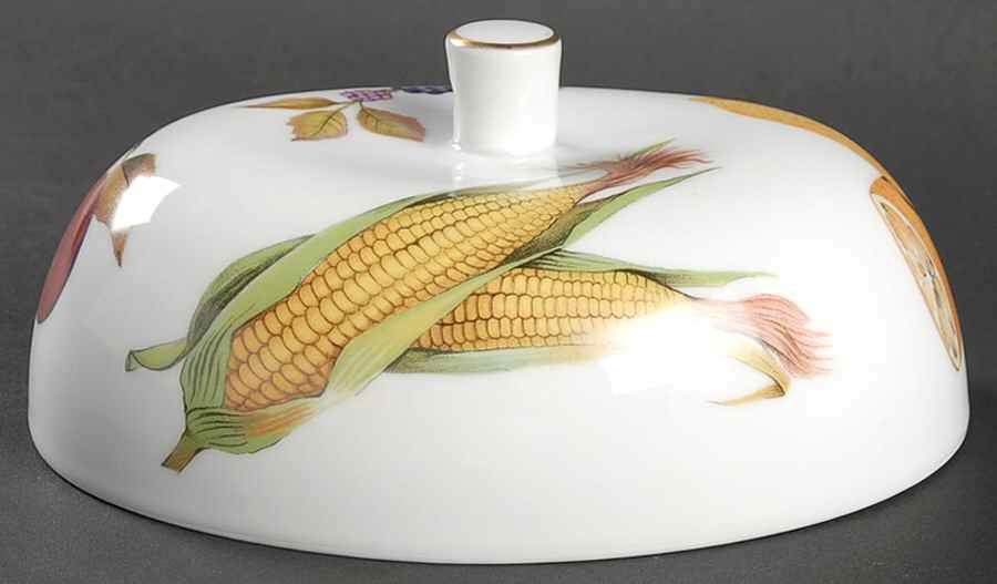 Evesham Gold Lid for Oval Butter by Royal Worcester-1